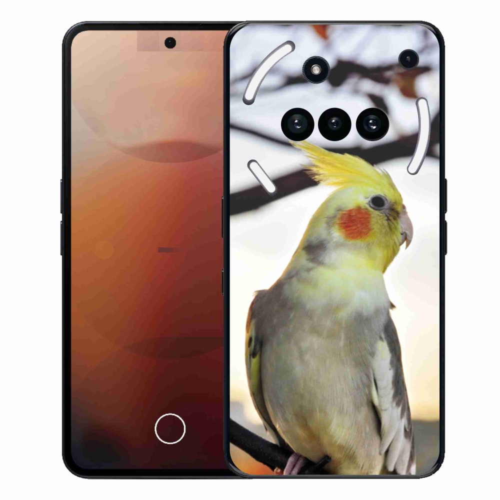 Zselés borítás mmCase a Nothing Phone (3a) - papagáj korela