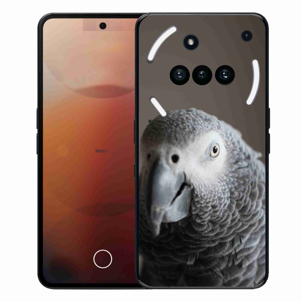 Zselés borítás mmCase a Semmi telefonhoz (3a) - parrot jacko 2