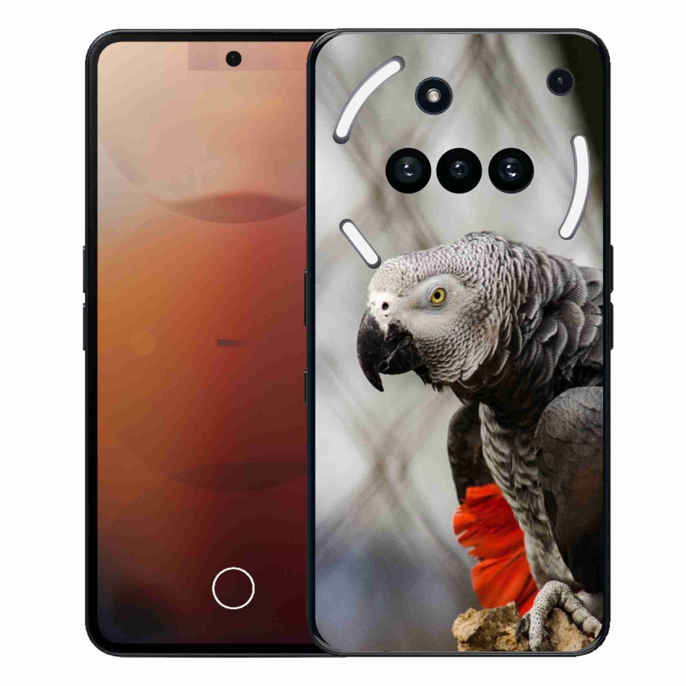 Zselés borítás mmCase a Semmi telefonhoz (3a) - parrot jacko 3