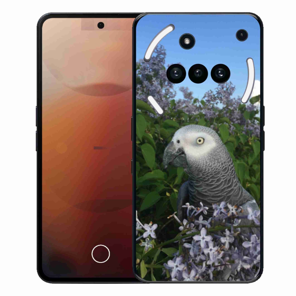 Zselés tok mmCase a Nothing Phone-hoz (3a) - papagáj