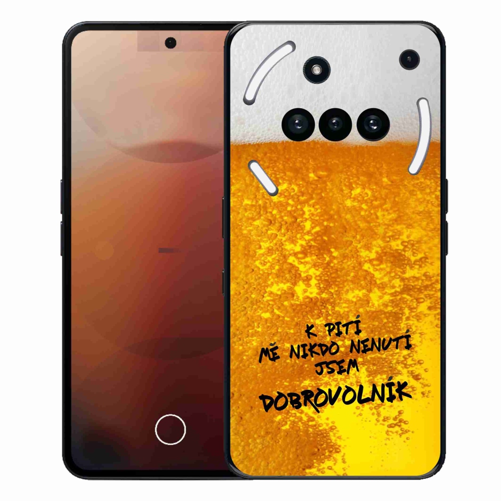 Zselés borítás mmCase a Nothing Phone (3a) - sör motívum 4