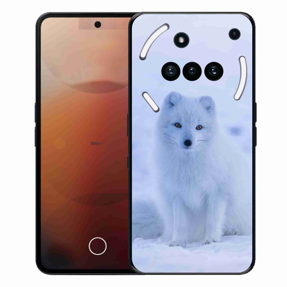 Zselés borítás mmCase a Nothing Phone (3a) - polár róka