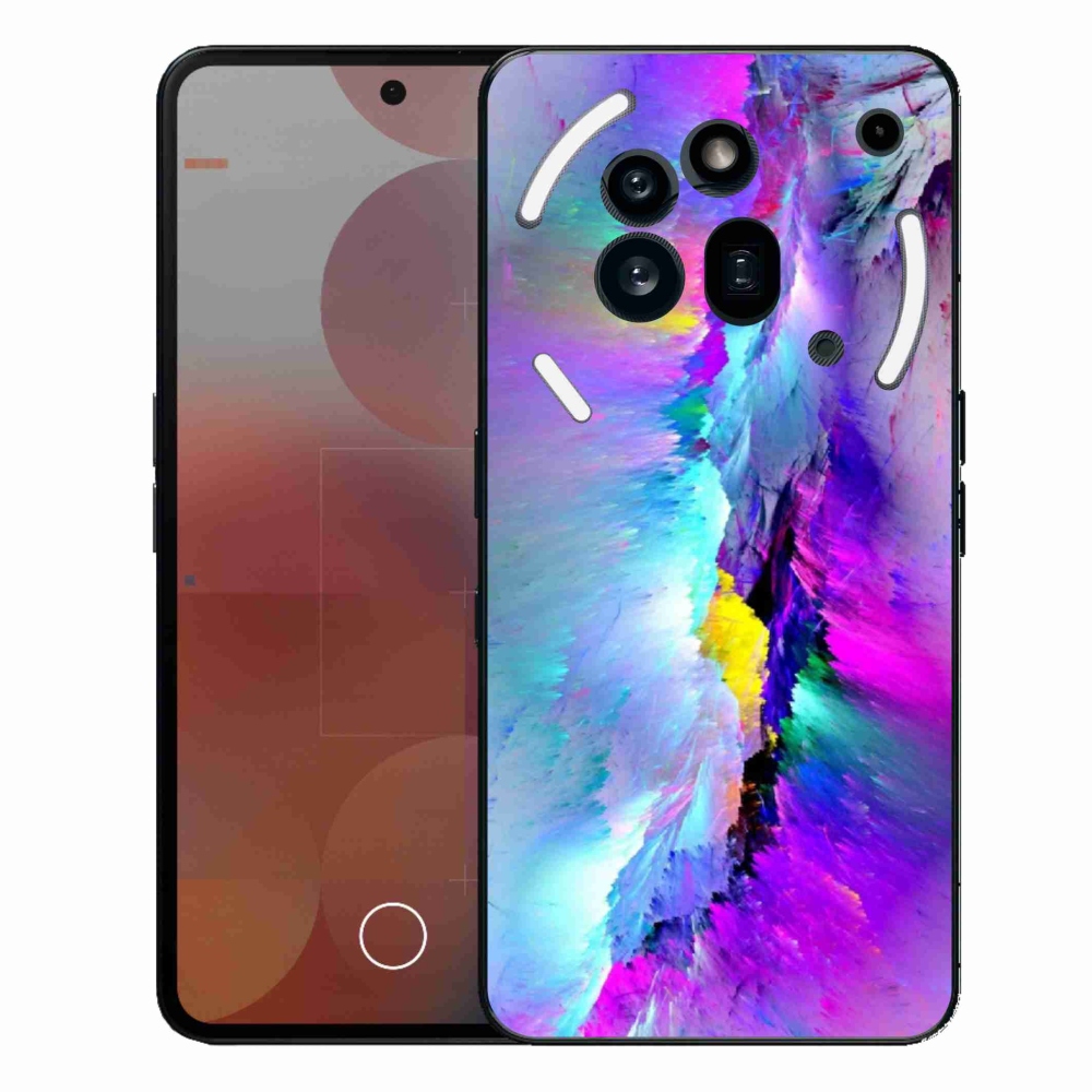 Zselés borítás mmCase a Nothing Phone (3a) Pro készülékhez - absztrakt