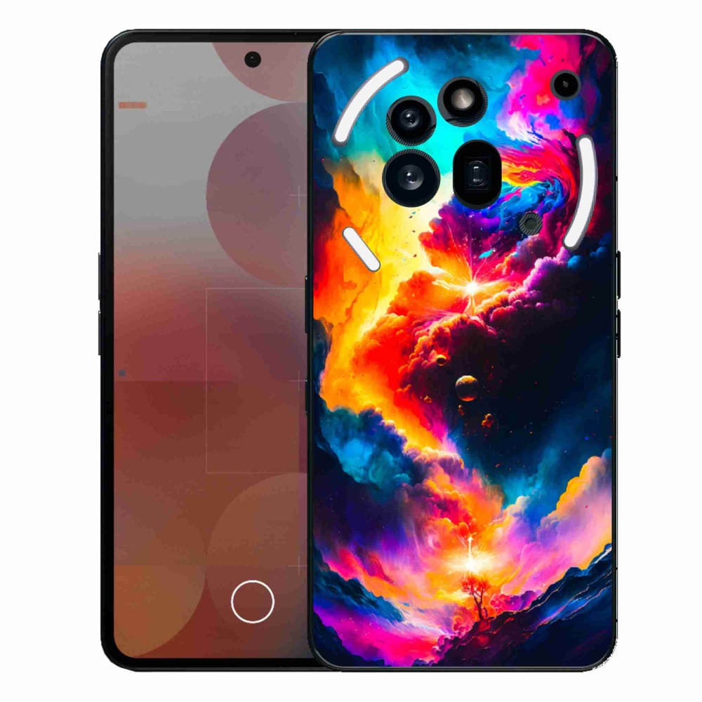 Zselés borítás mmCase a Nothing Phone (3a) Pro készülékhez - absztrakt motívum