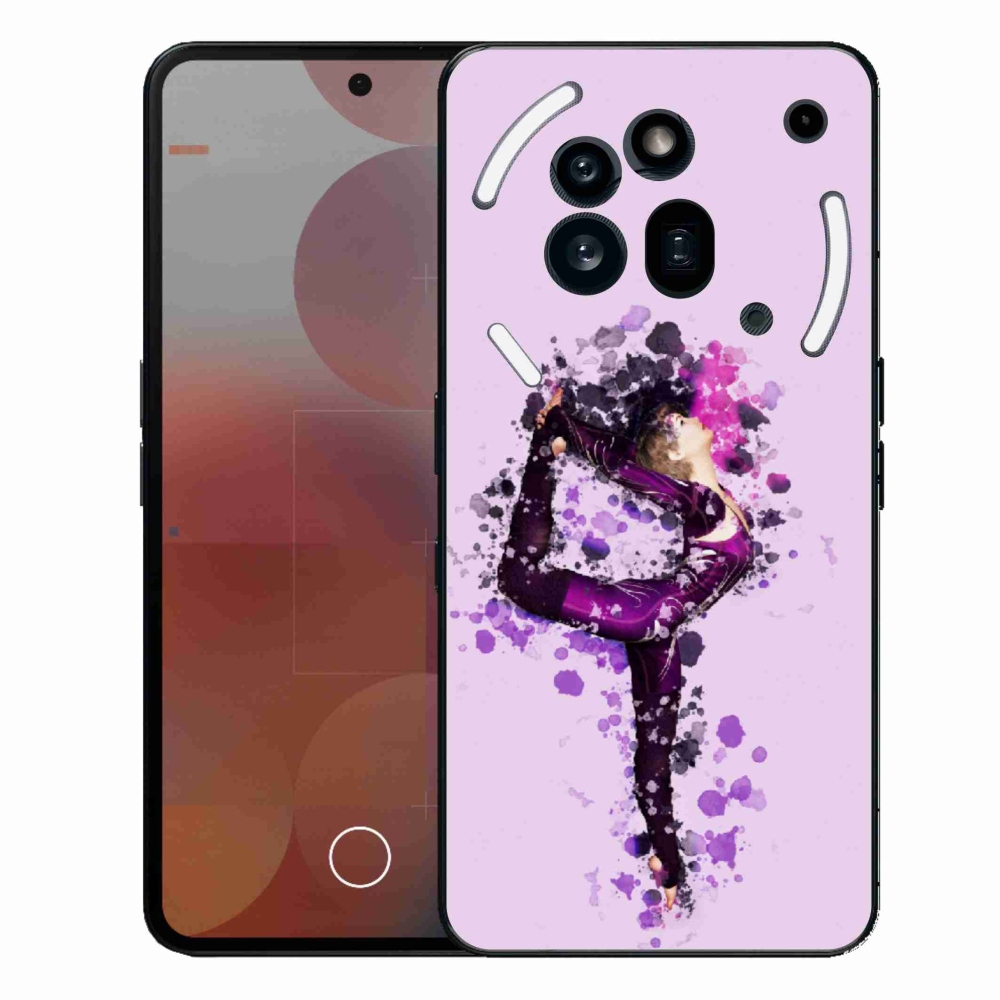 Zselés borítás mmCase a Nothing Phone (3a) Pro készülékhez - balerina