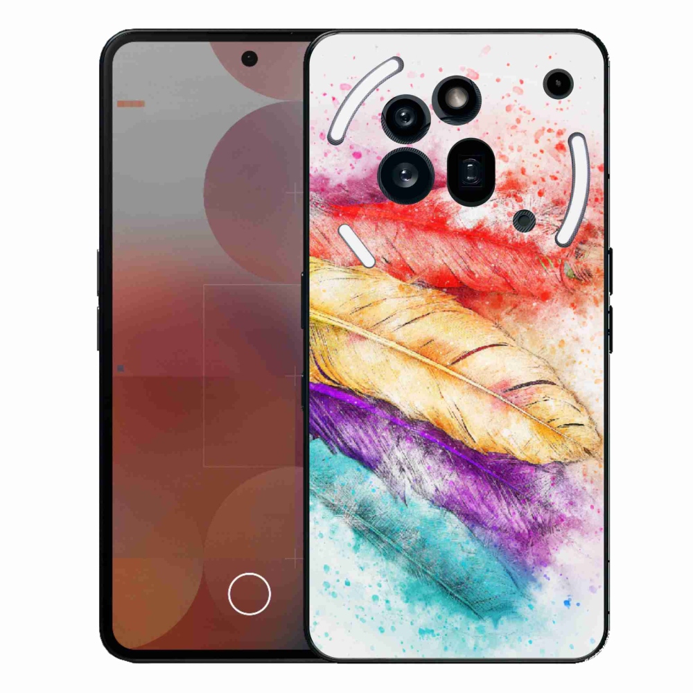 Zselés borítás mmCase a Nothing Phone (3a) Pro készülékhez - színes toll