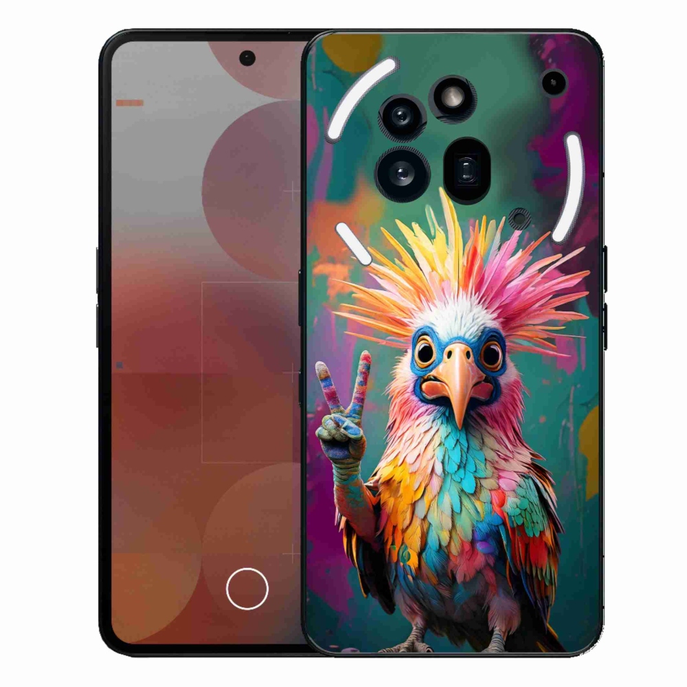 Zselés borító mmCase a Nothing Phone (3a) Pro készülékhez - színes lázadó