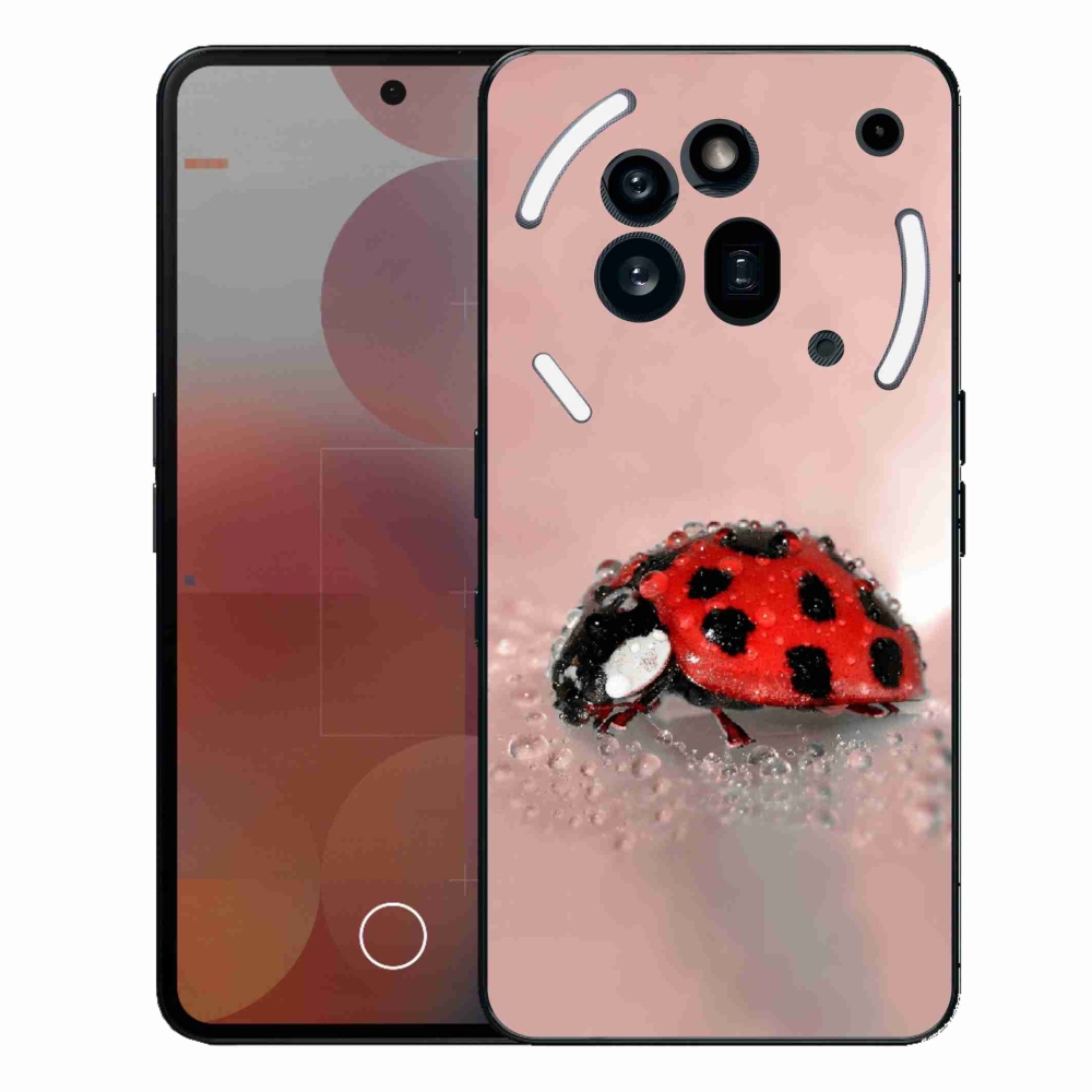 Zselés borítás mmCase a Nothing Phone (3a) Pro készülékhez - katicabogár