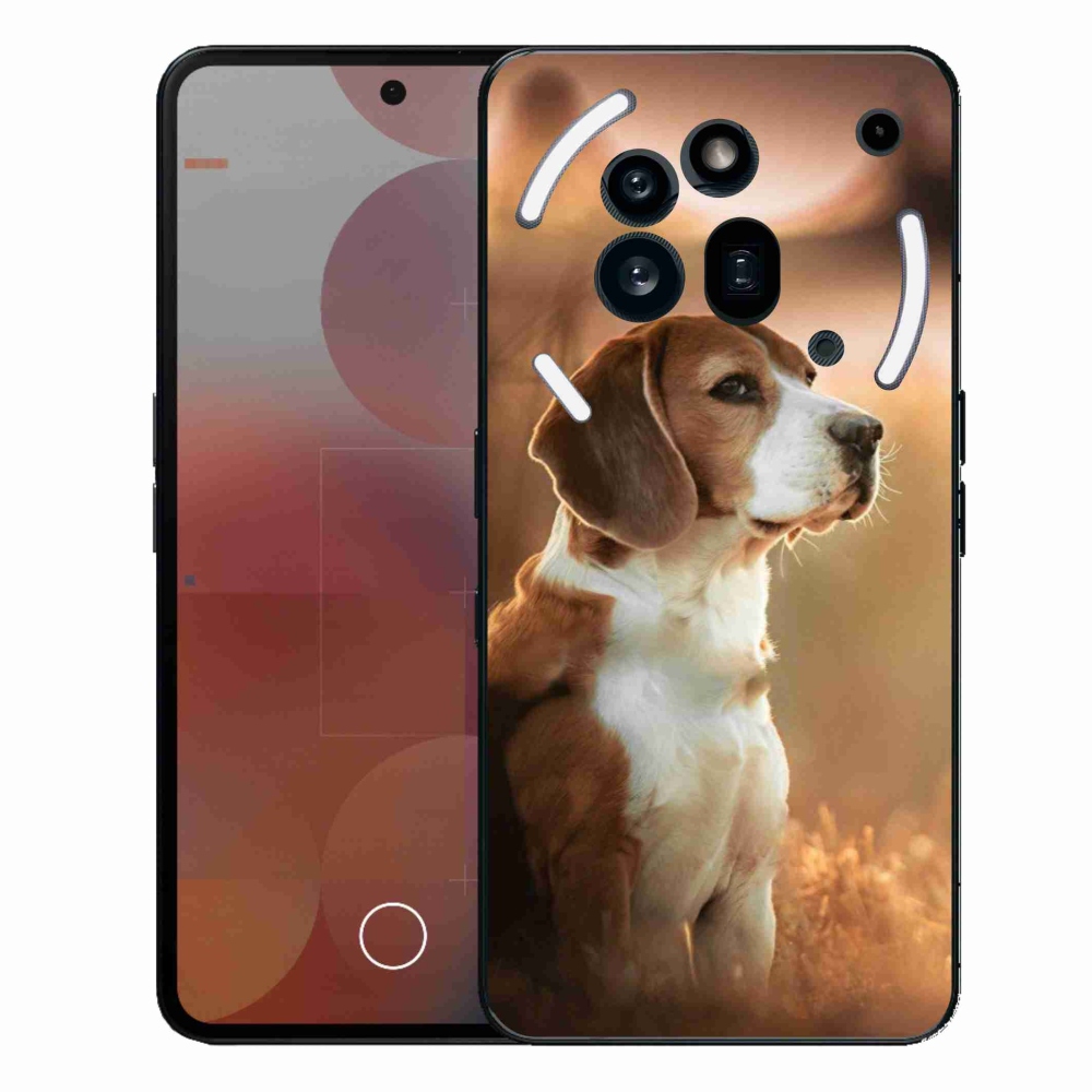 Zselés tok mmCase a Nothing Phone (3a) Pro készülékhez - bézs színű