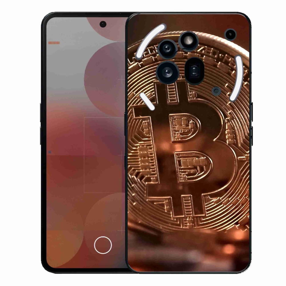 Zselés borítás mmCase a Nothing Phone (3a) Pro készülékhez - bitcoin