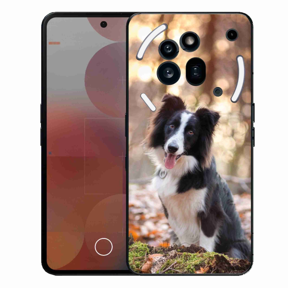 Zselés borító mmCase a Nothing Phone (3a) Pro készülékhez - border colie 1