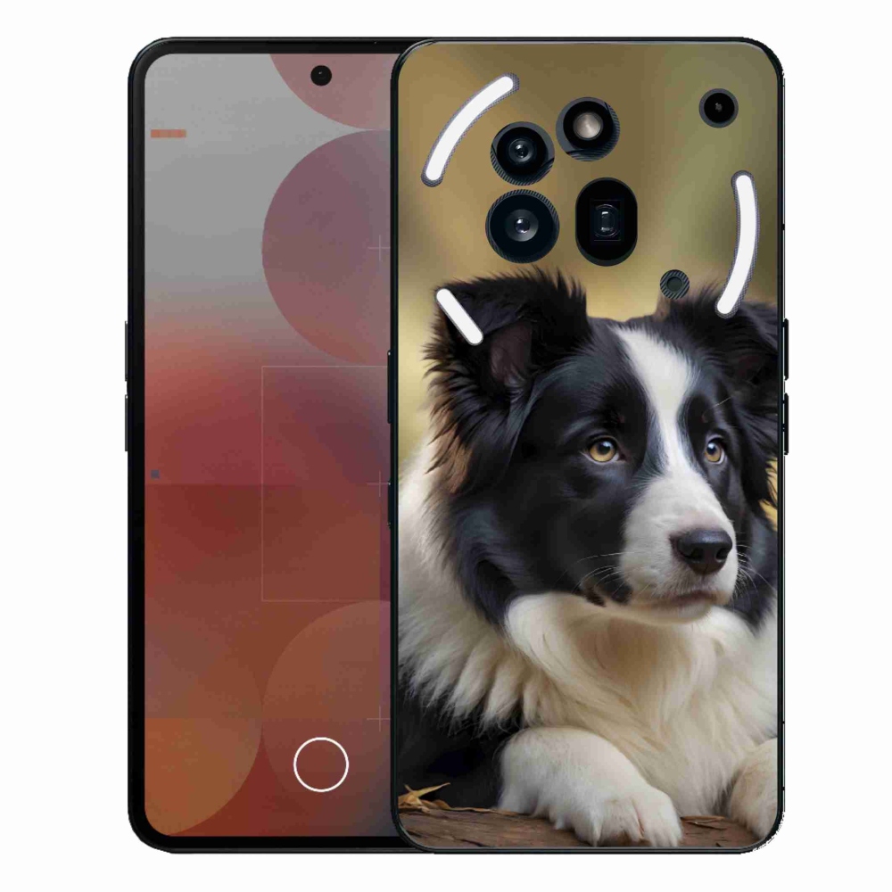 Zselés borítás mmCase a Nothing Phone (3a) Pro készülékhez - border colie 2