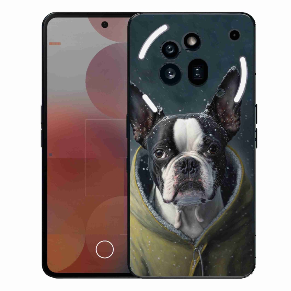 Zselés borítás mmCase a Nothing Phone (3a) Pro készülékhez - bulldog