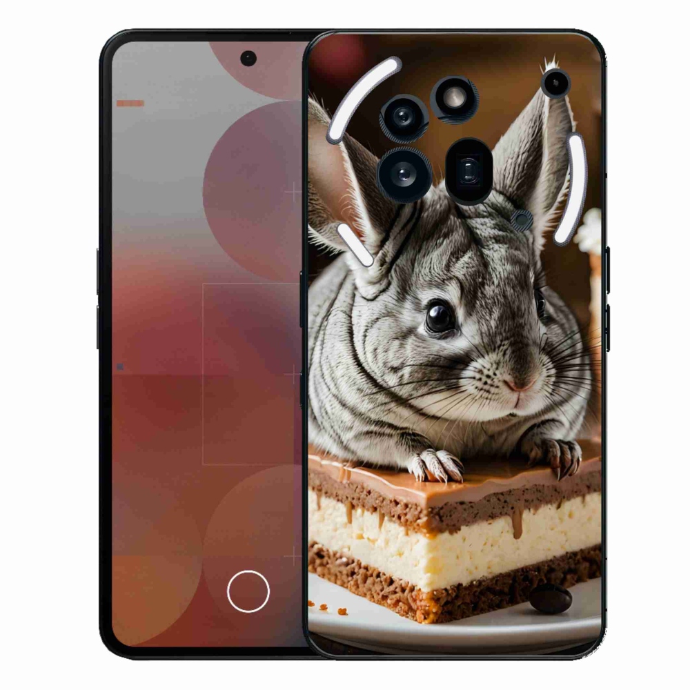Zselés borító mmCase a Nothing Phone (3a) Pro készülékhez - csincsilla