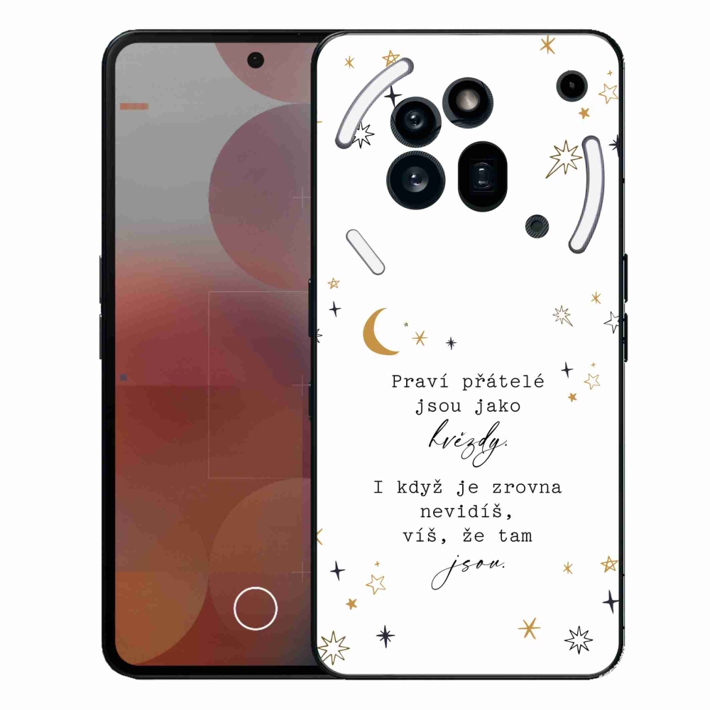Gél borító mmCase a Nothing Phone (3a) Pro készülékhez - Idézet 6 fehér háttér