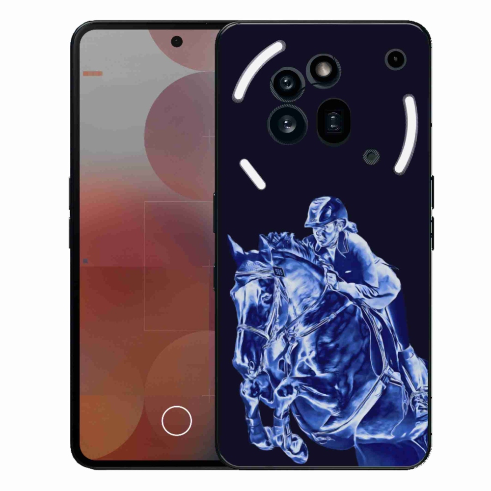 Zselés borítás mmCase a Nothing Phone (3a) Pro készülékhez - versenyló