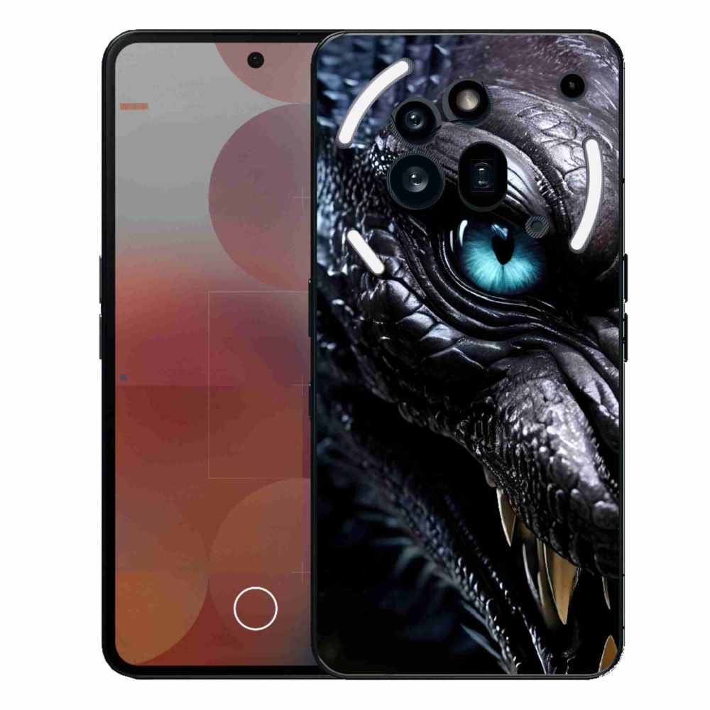 Zselés borítás mmCase a Nothing Phone (3a) Pro készülékhez - sárkány nézet