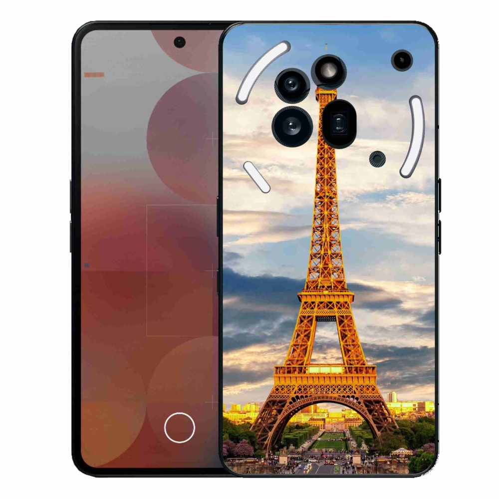Zselés borítás mmCase a Nothing Phone (3a) Pro készülékhez - eiffel-torony 3