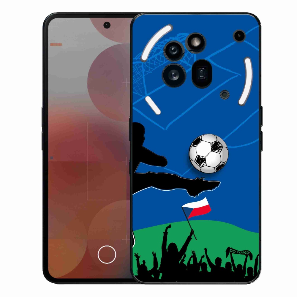 Zselés borítás mmCase a Nothing Phone (3a) Pro készülékhez - futballszurkolóknak