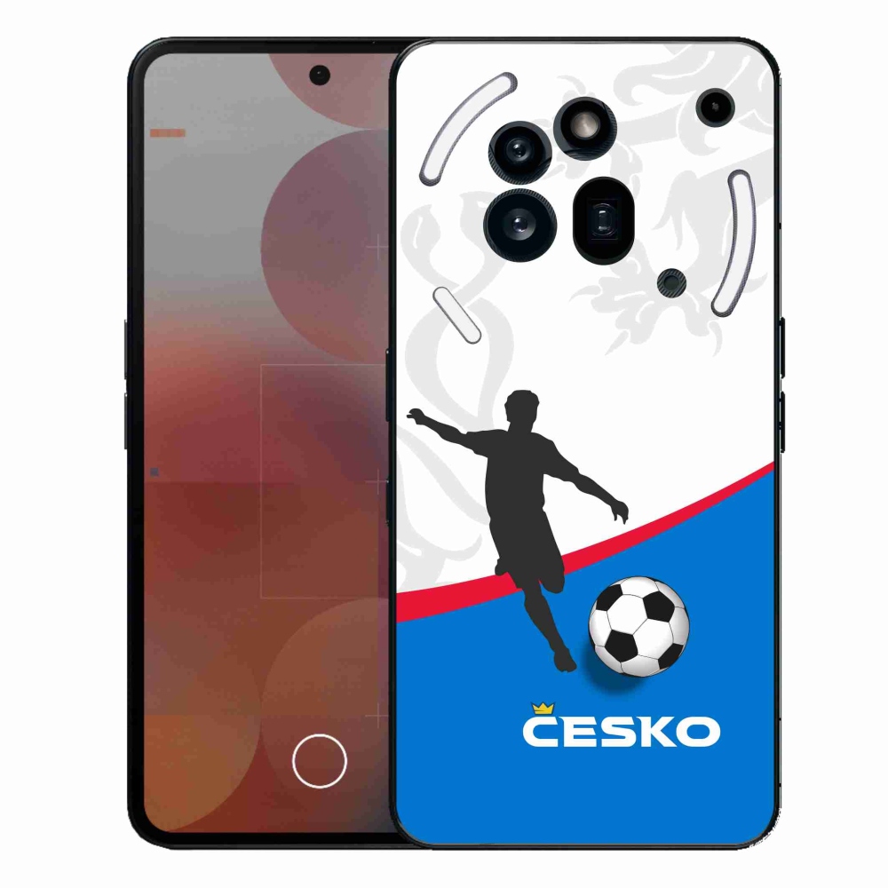 Zselés borítás mmCase a Nothing Phone (3a) Pro - futball Csehország 1