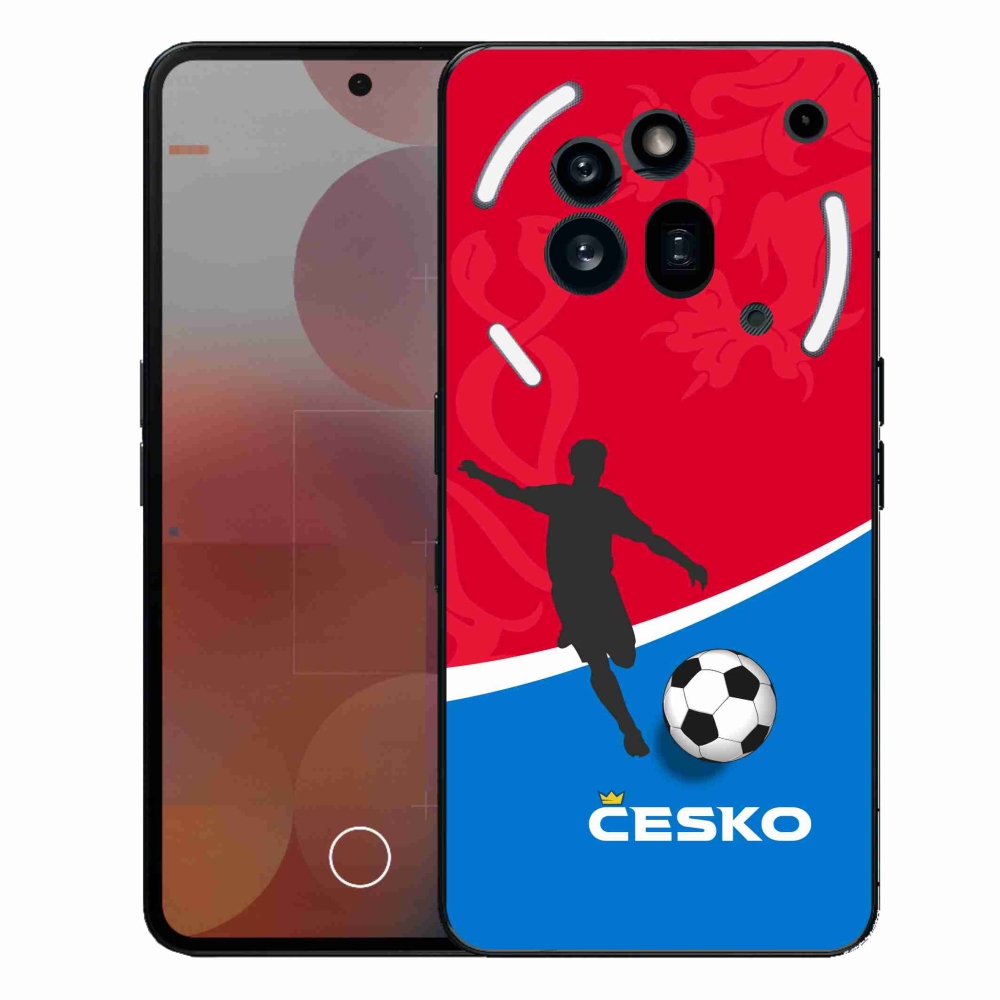 Zselés borítás mmCase a Nothing Phone (3a) Pro készülékhez - foci Csehország