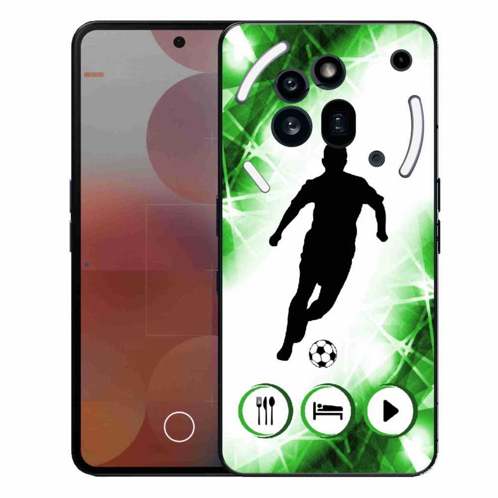 Zselés borítás mmCase a Nothing Phone (3a) Pro készülékhez - focista