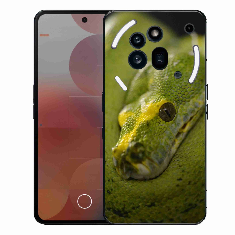 Zselés borítás mmCase a Nothing Phone (3a) Pro készülékhez - kígyó 2