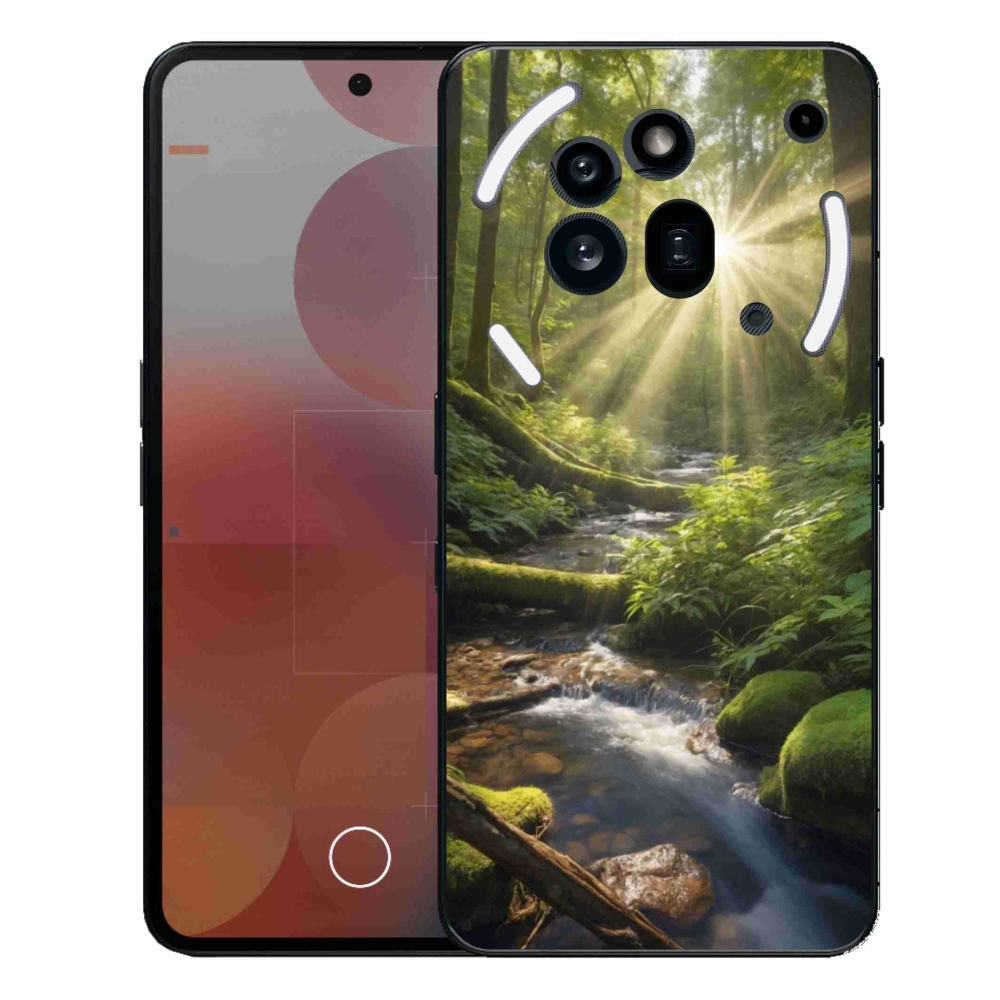 Zselés borítás mmCase a Nothing Phone (3a) Pro készülékhez - erdő mélysége