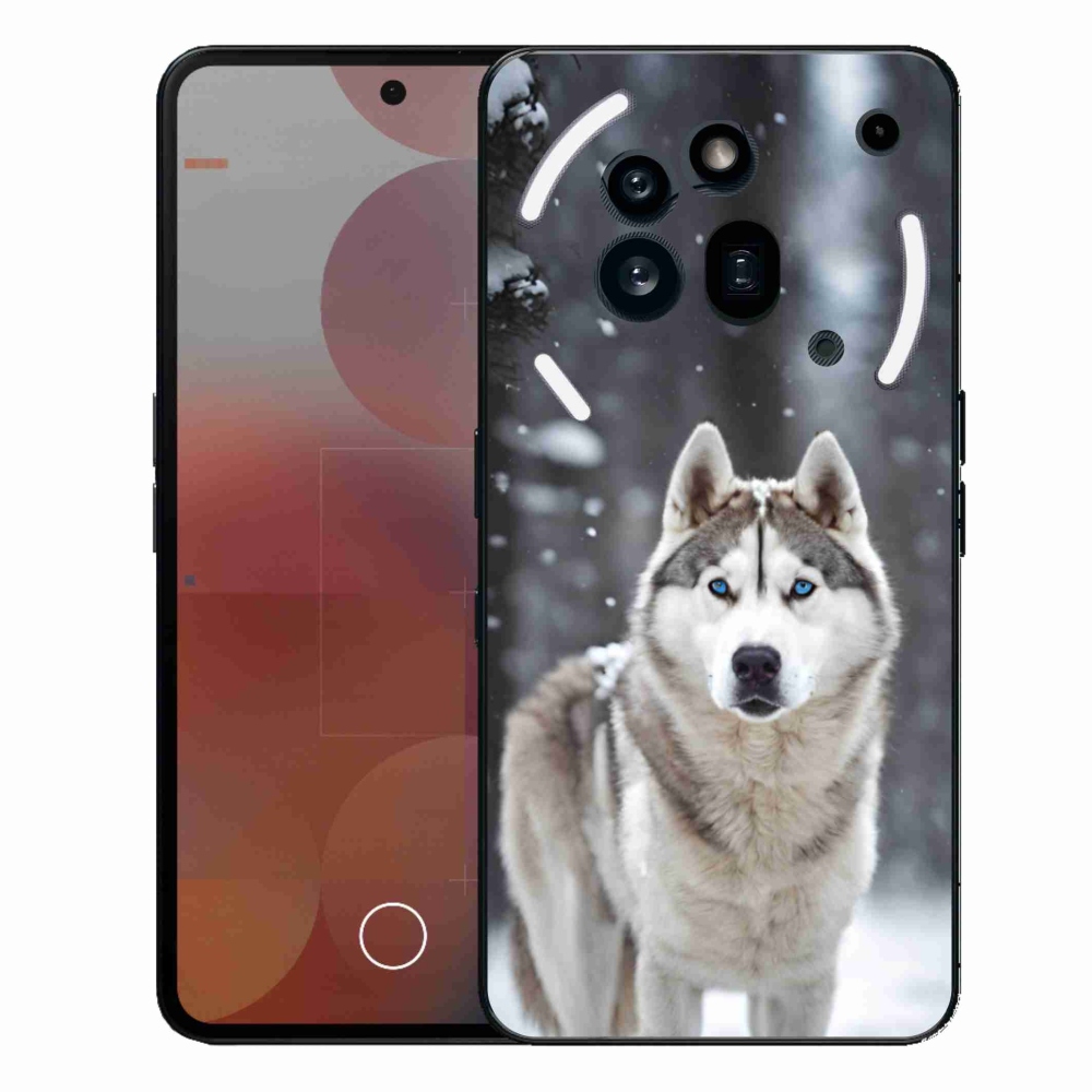 Zselés borítás mmCase a Nothing Phone (3a) Pro készülékhez - husky 2