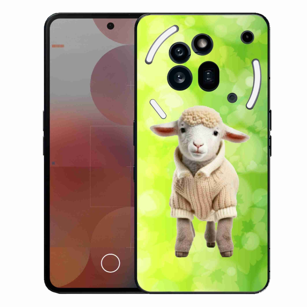Zselés borítás mmCase a Nothing Phone (3a) Pro készülékhez - bárány pulóverben