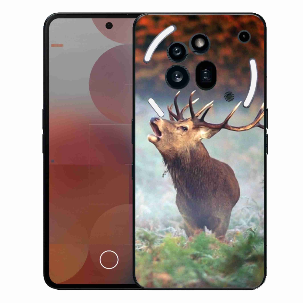 Zselés borítás mmCase a Nothing Phone (3a) Pro készülékhez - szarvas 2