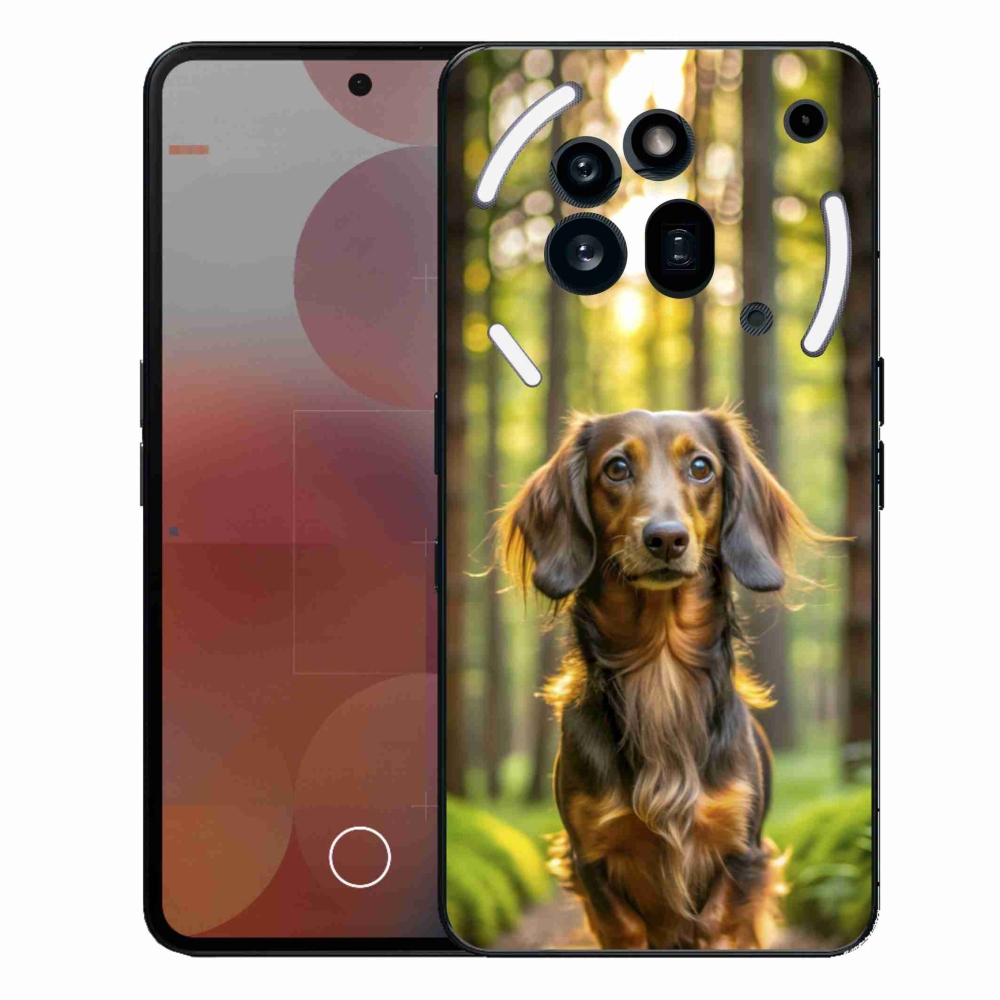 Zselés borítás mmCase a Nothing Phone (3a) Pro készülékhez - tacskó 4
