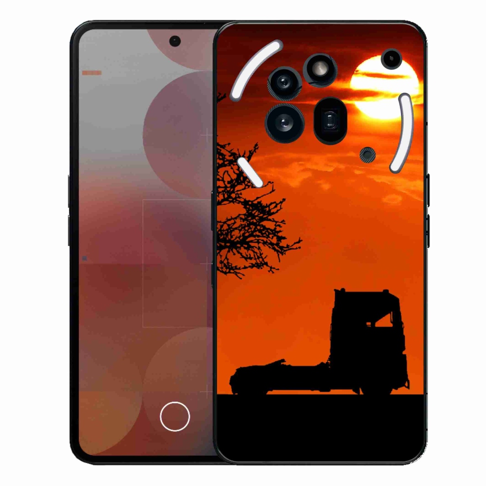 Zselés borítás mmCase a Nothing Phone (3a) Pro készülékhez - teherautó 3