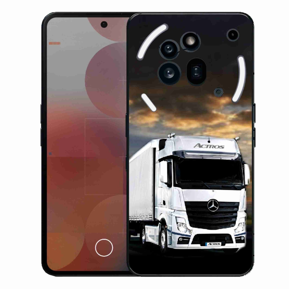 Zselés borítás mmCase a Nothing Phone (3a) Pro készülékhez - teherautó