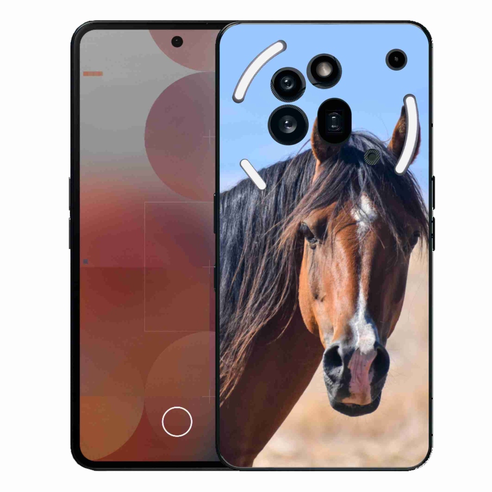 Zselés borító mmCase a Nothing Phone (3a) Pro készülékhez - nyugodt ló