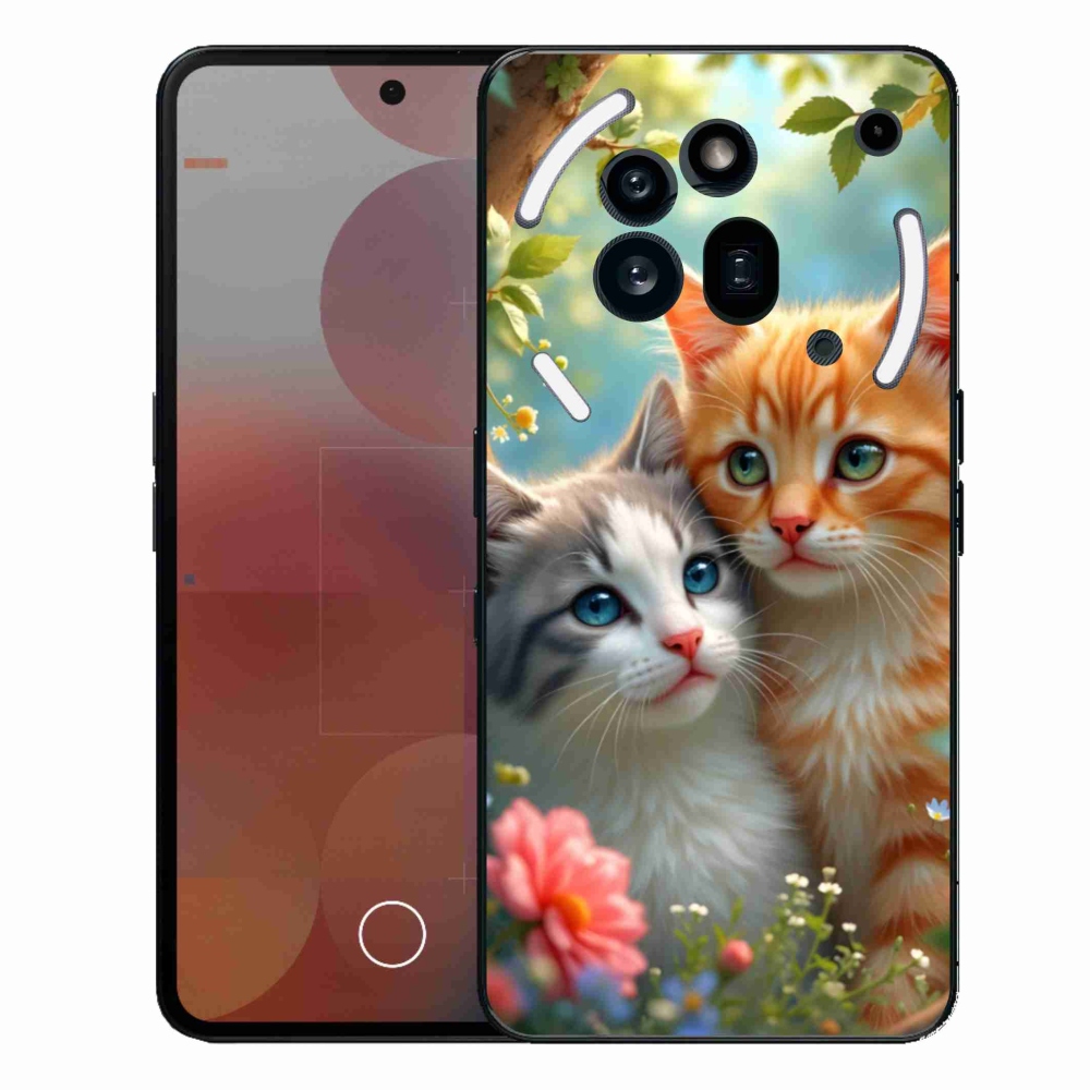 Zselés borítás mmCase a Nothing Phone (3a) Pro készülékhez - cat love 2
