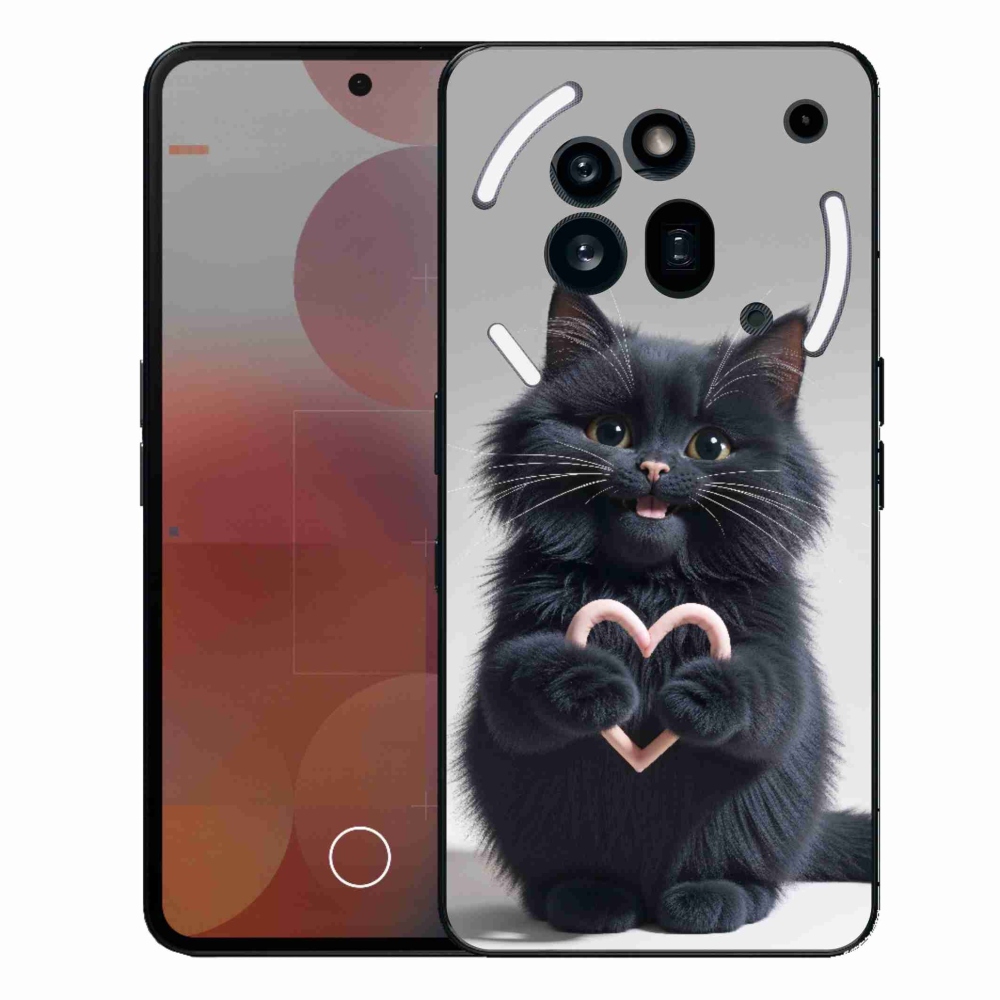 Zselés borítás mmCase a Nothing Phone (3a) Pro készülékhez - cat love 3