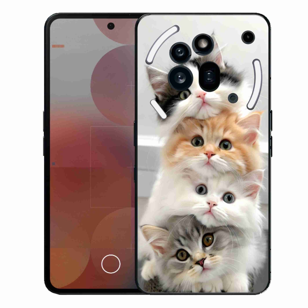 Zselés borítás mmCase a Nothing Phone (3a) Pro készülékhez - cat csoport