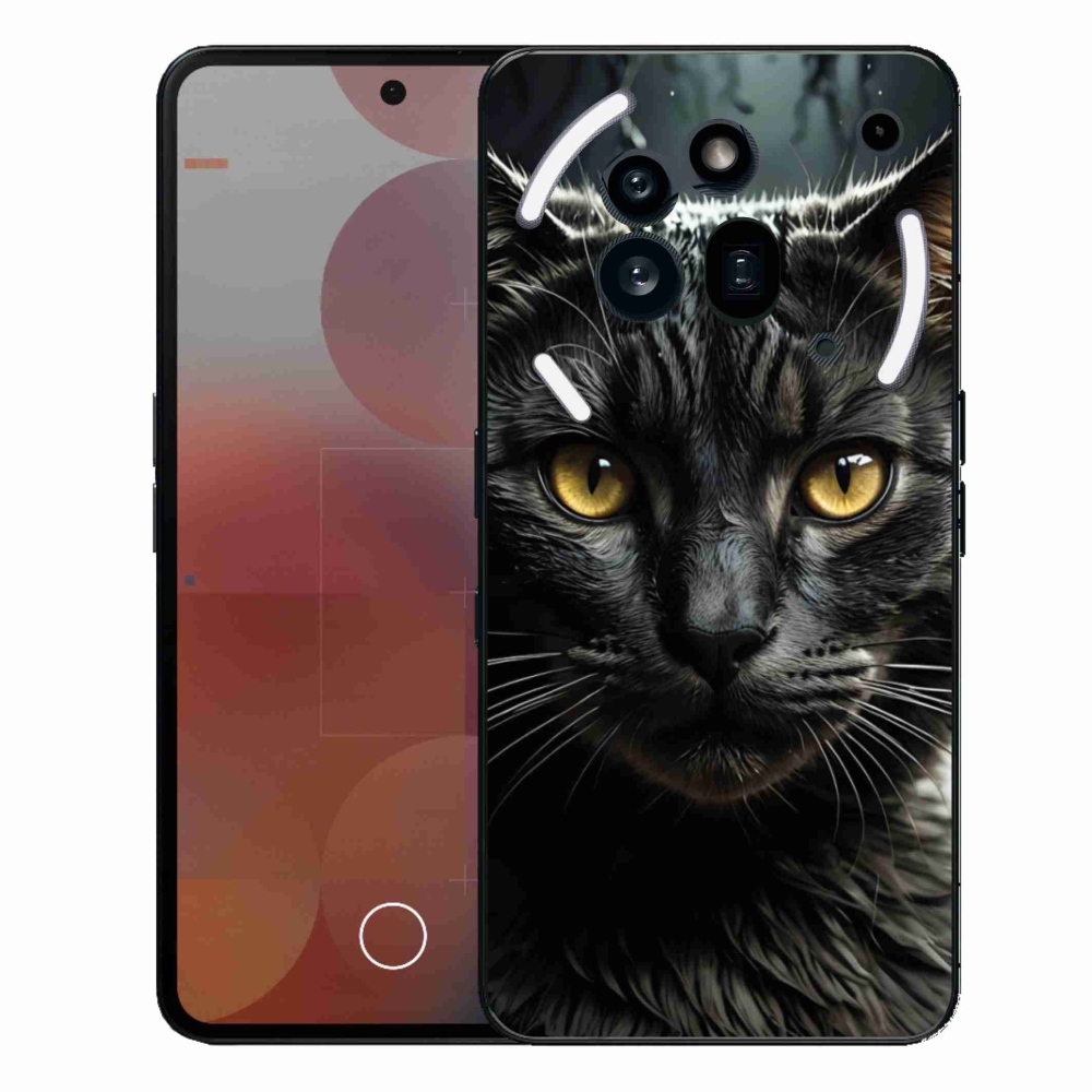 Zselés borító mmCase a Nothing Phone (3a) Pro készülékhez - cat view 3