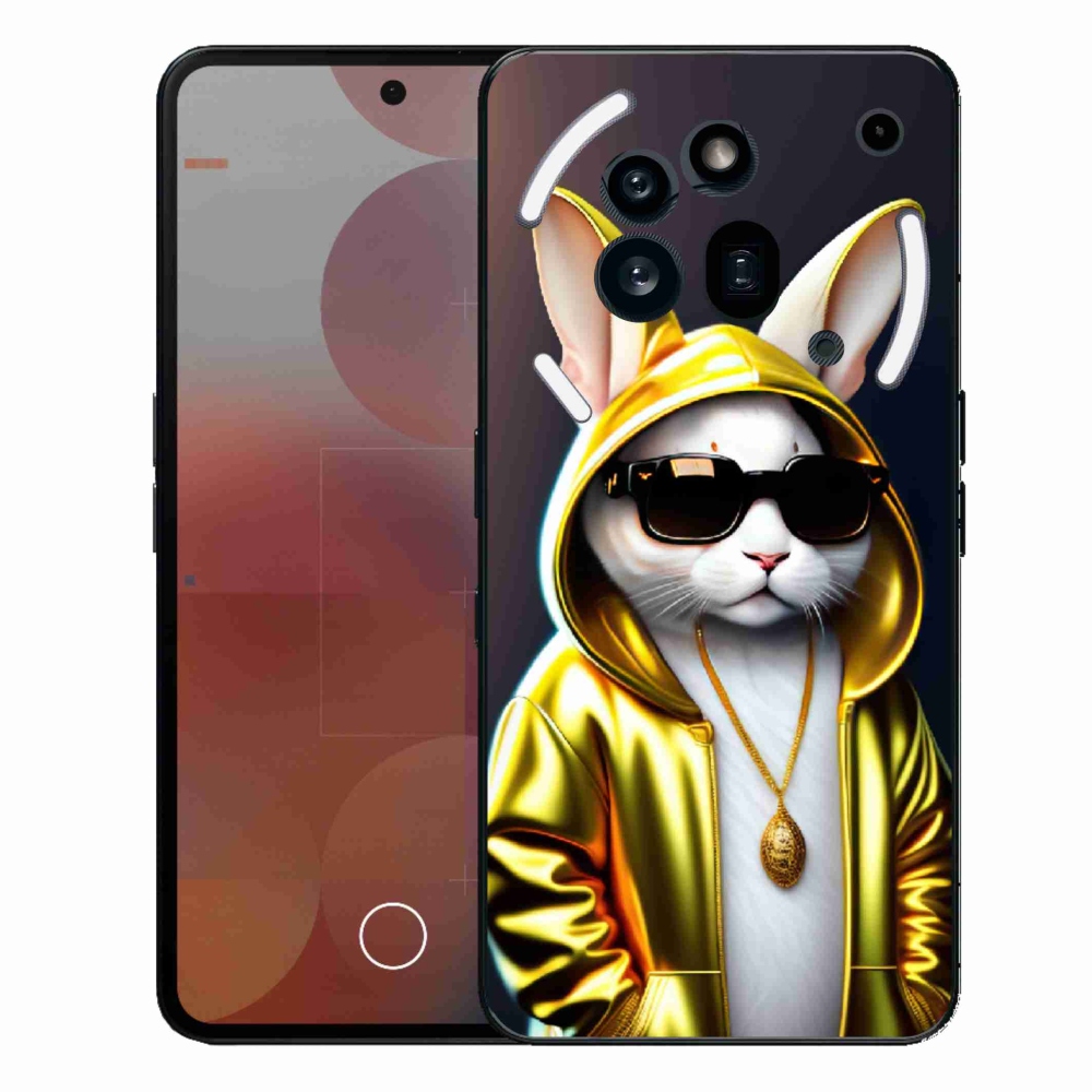 Zselés borítás mmCase a Nothing Phone (3a) Pro készülékhez - cat boss