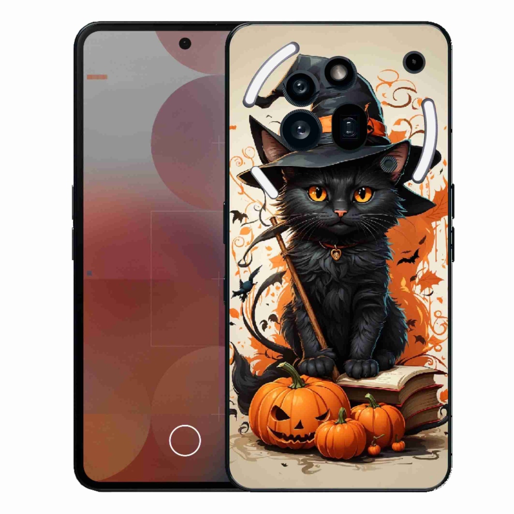 Zselés borítás mmCase a Nothing Phone (3a) Pro készülékhez - cat wizard