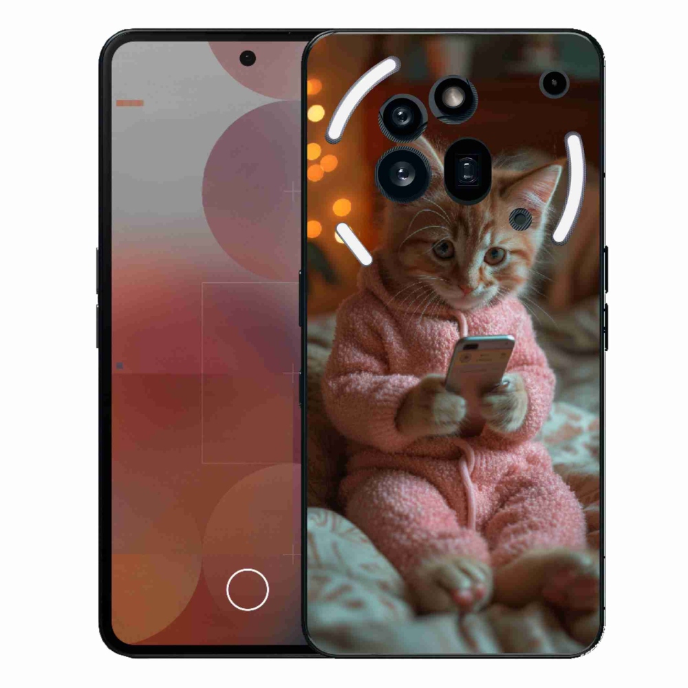 Zselés borítás mmCase a Nothing Phone (3a) Pro - baba mobillal
