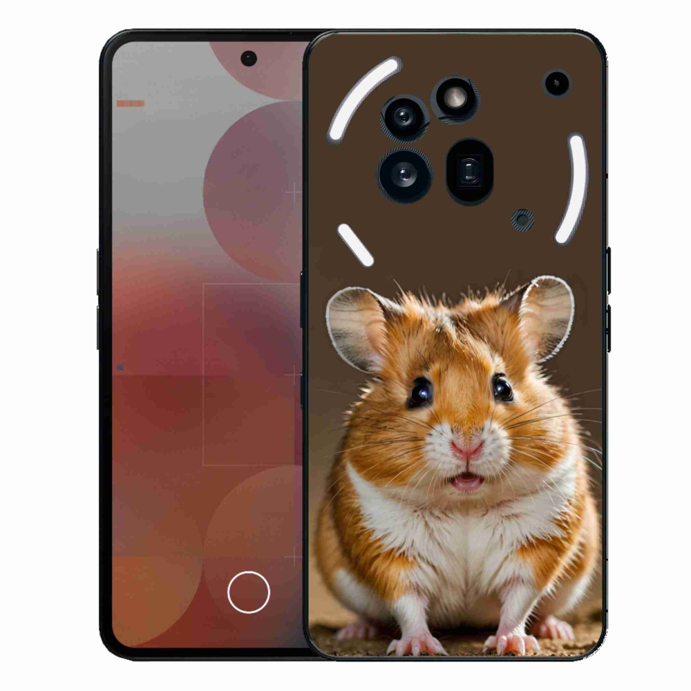 Zselés borítás mmCase a Nothing Phone (3a) Pro készülékhez - hamster