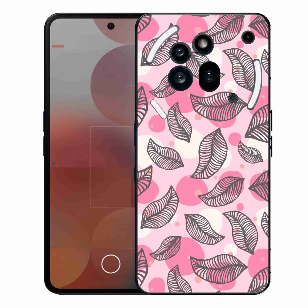 Zselés borítás mmCase a Nothing Phone (3a) Pro készülékhez - rajzfilmes hulló levelek