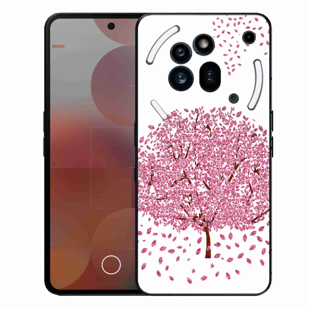 Zselés borító mmCase a Nothing Phone (3a) Pro készülékhez - rajzfilmfa levelekkel