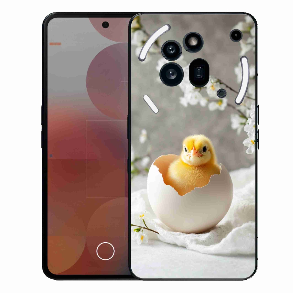 Zselés borítás mmCase a Nothing Phone (3a) Pro készülékhez - Csirke