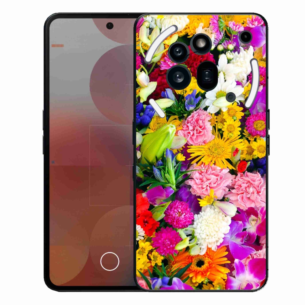 Zselés borítás mmCase a Nothing Phone (3a) Pro készülékhez - virág 12