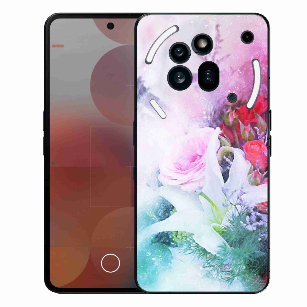 Zselés borítás mmCase a Nothing Phone (3a) Pro készülékhez - virág 4