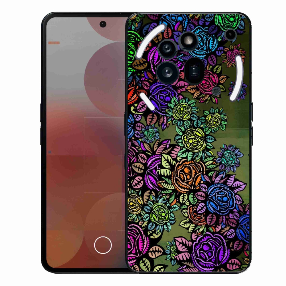 Zselés borítás mmCase a Nothing Phone (3a) Pro készülékhez - virágok 6