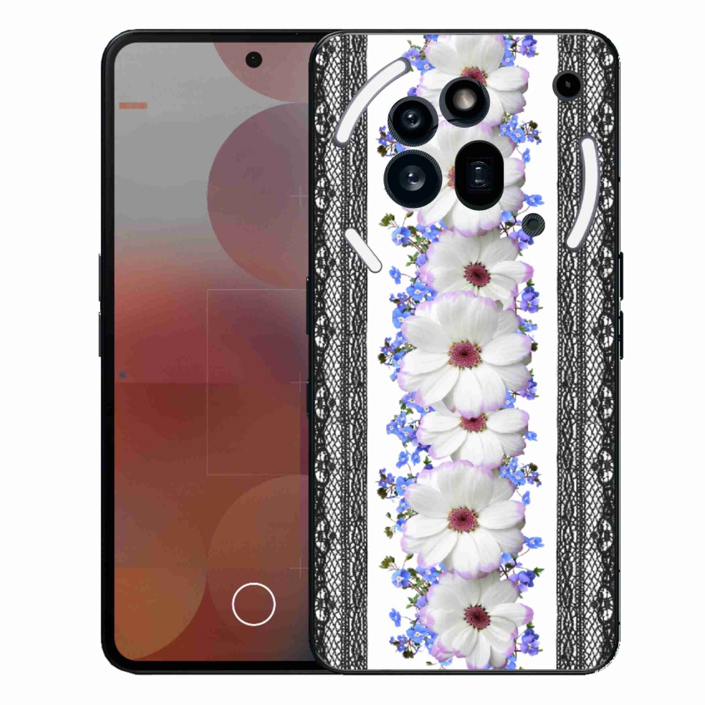 Zselés borító mmCase a Nothing Phone (3a) Pro készülékhez - virágok 8